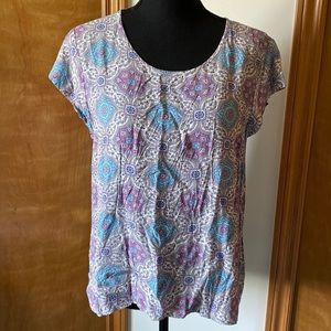 Artisan NY Whimsical Printed Blouse